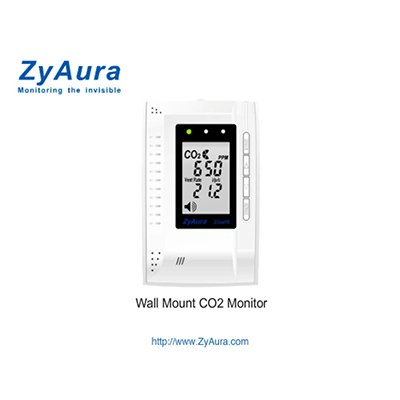 ZyAura ZGw08VRC Wall mount CO2 Monitor